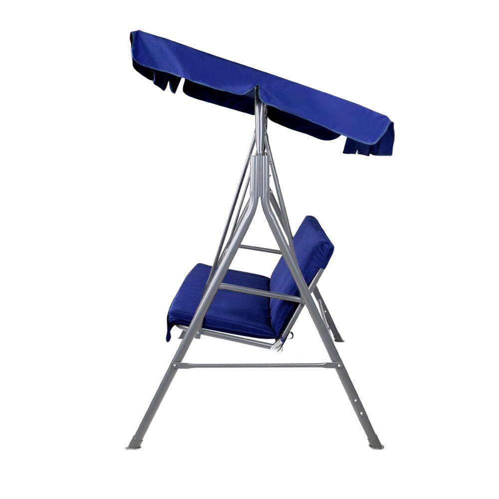Gardeon Canopy Swing Chair - Navy - Newstart Furniture