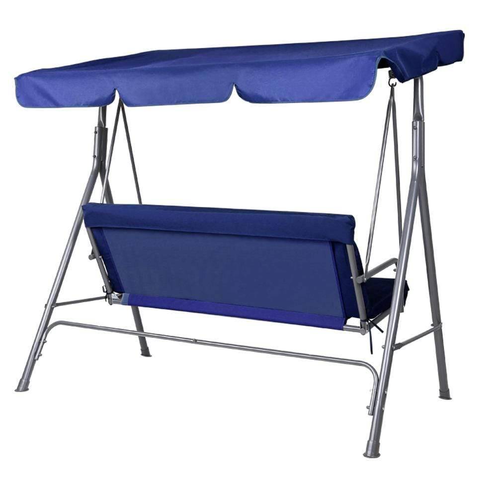 Gardeon Canopy Swing Chair - Navy - Newstart Furniture