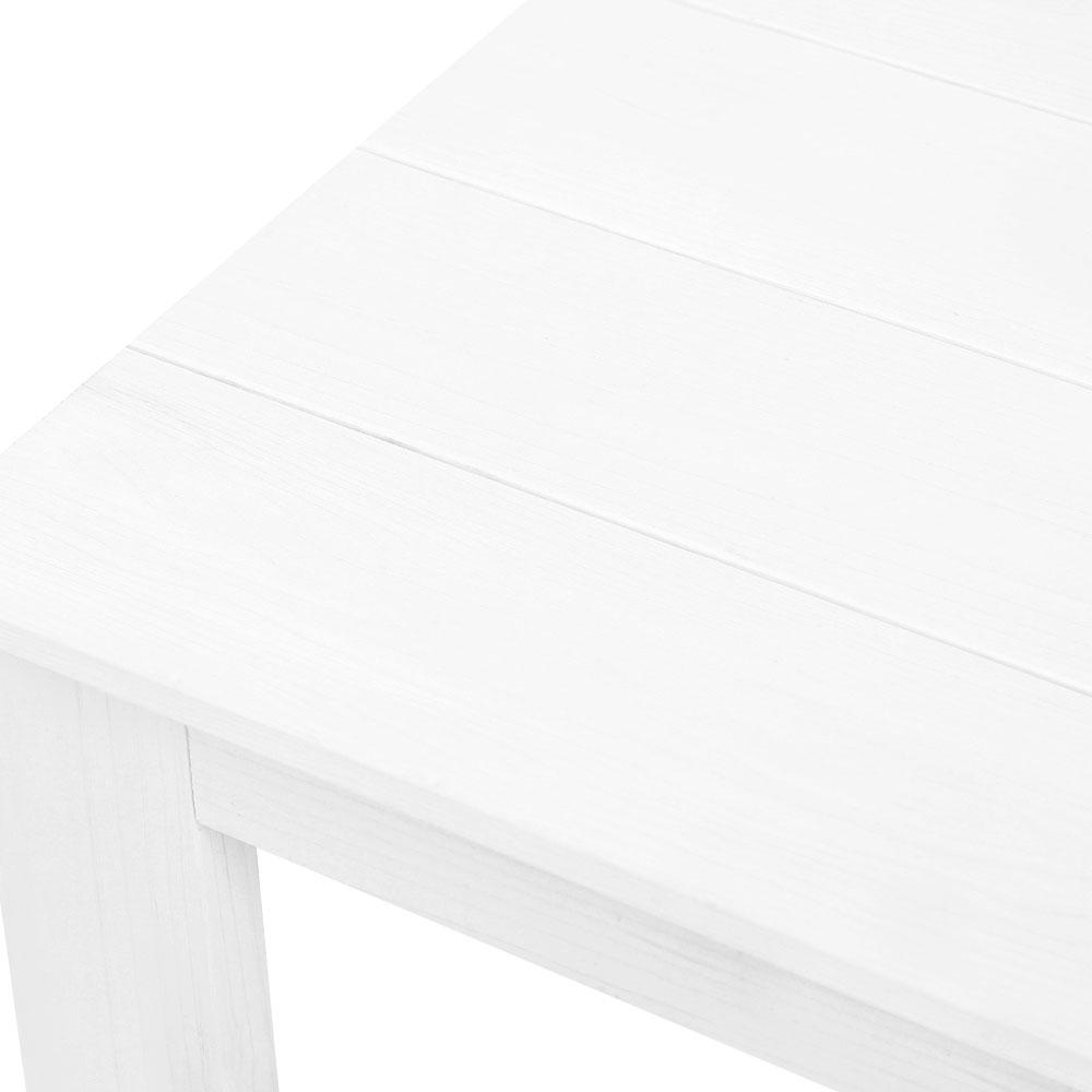 Gardeon Outdoor Side Beach Table - White - Newstart Furniture