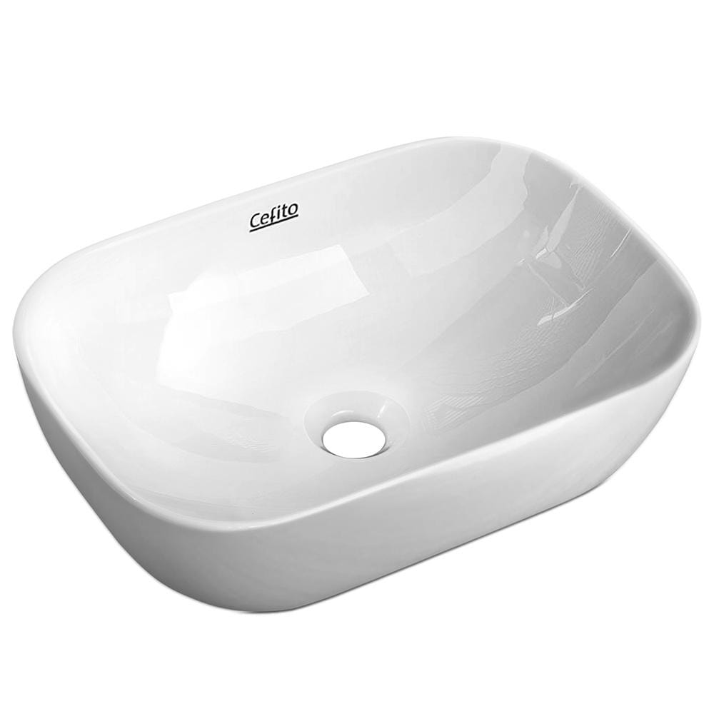 Cefito Ceramic Bathroom Basin Sink Vanity Above Counter Basins White Hand Wash - Newstart Furniture