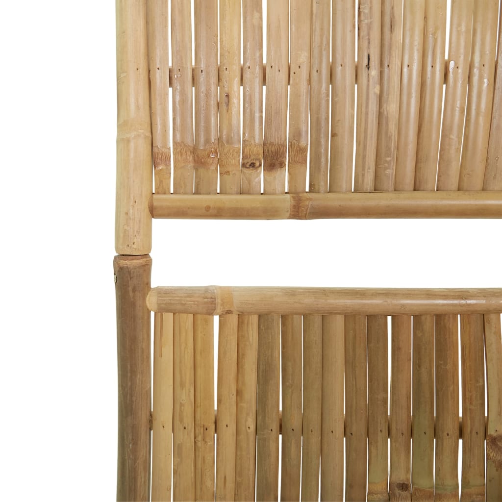 3-Panel Room Divider Bamboo 120x180 cm - Newstart Furniture