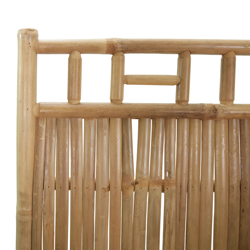 3-Panel Room Divider Bamboo 120x180 cm - Newstart Furniture