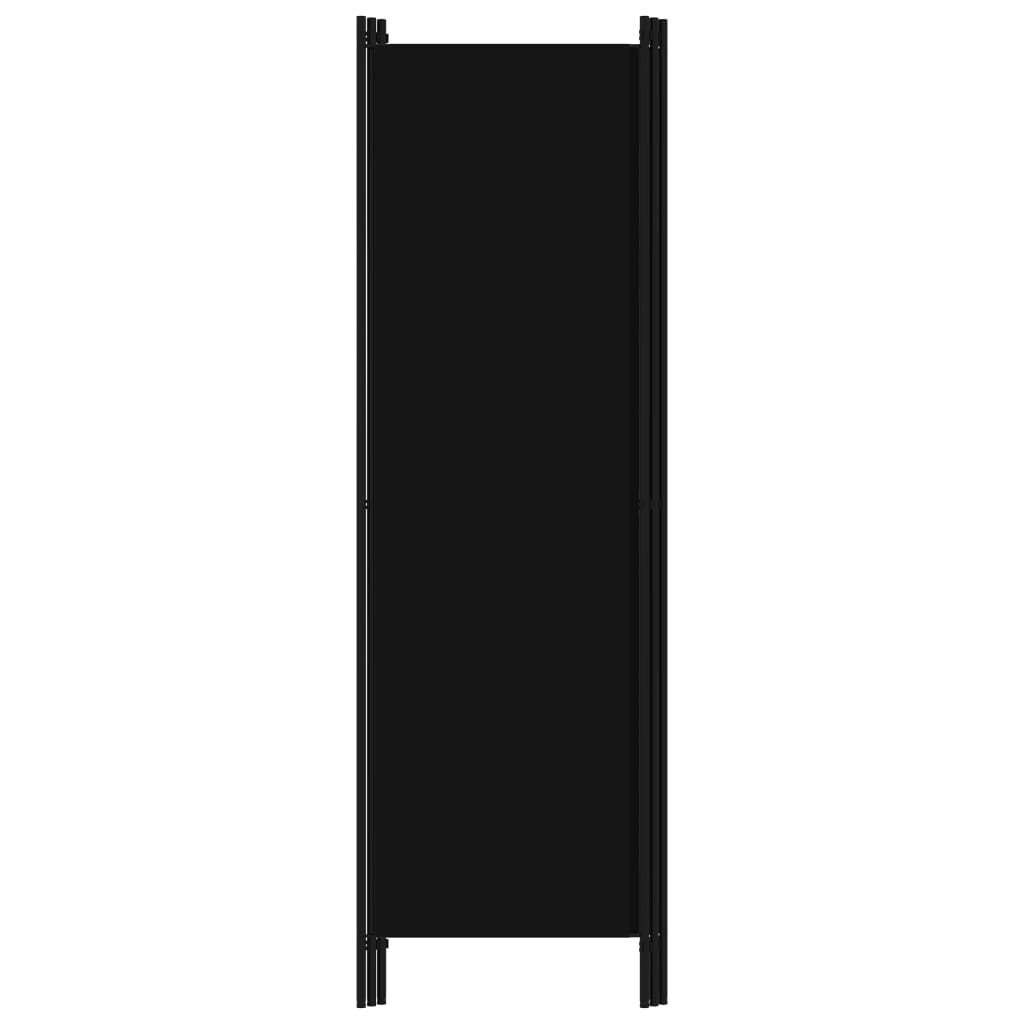 3-Panel Room Divider Black 150x180 cm - Newstart Furniture