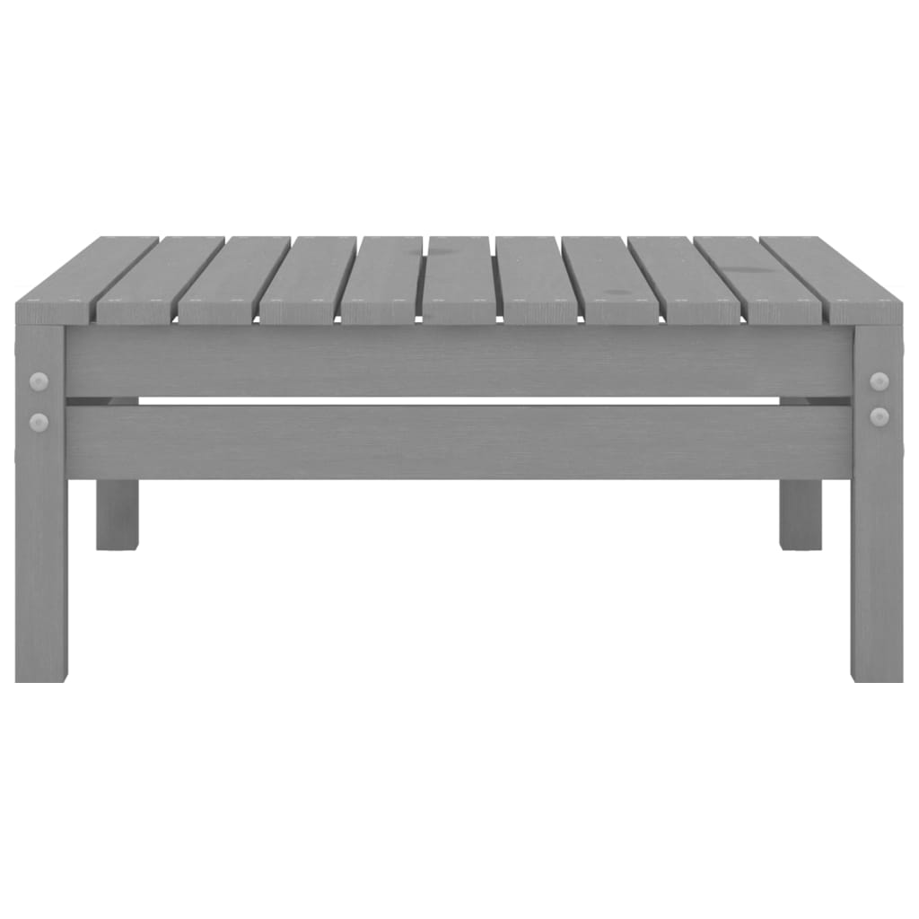 3 Piece Garden Lounge Set Solid Pinewood Grey - Newstart Furniture