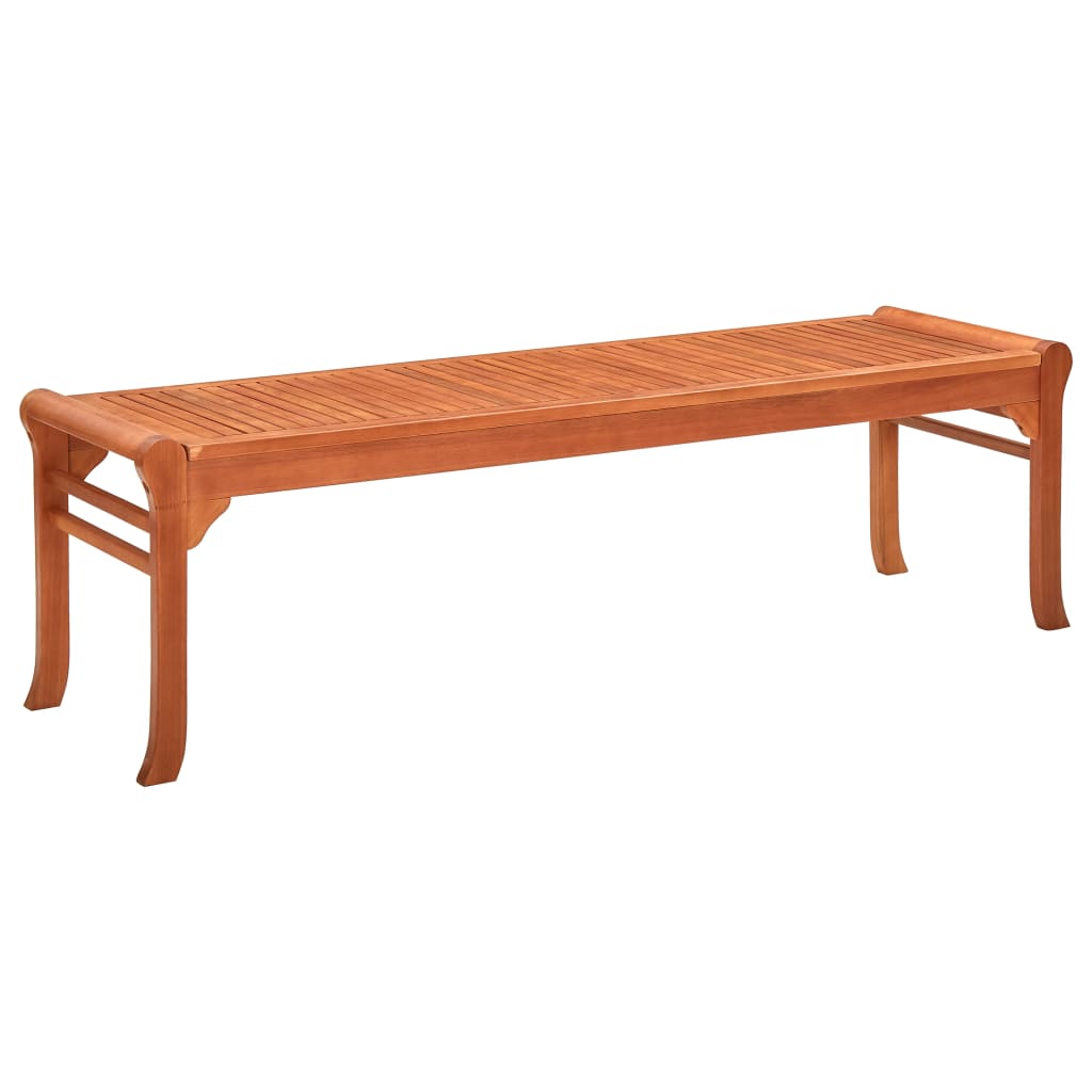 3-Seater Garden Bench 150 cm Solid Eucalyptus Wood - Newstart Furniture