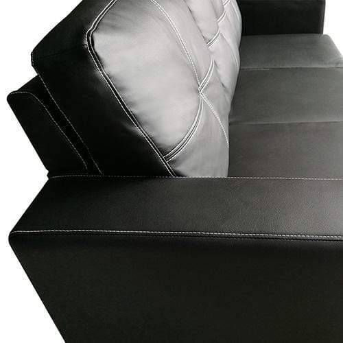 3 Seater sofa Black Color Lounge Set for Living Room Couch with Chaise - Newstart Furniture
