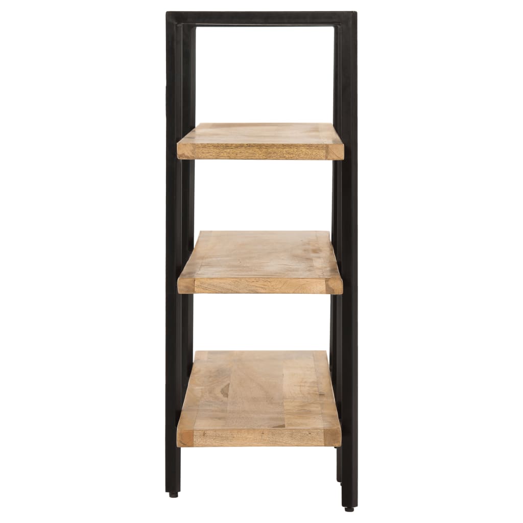 3-Tier Bookcase 160x31x80 cm Solid Mango Wood - Newstart Furniture