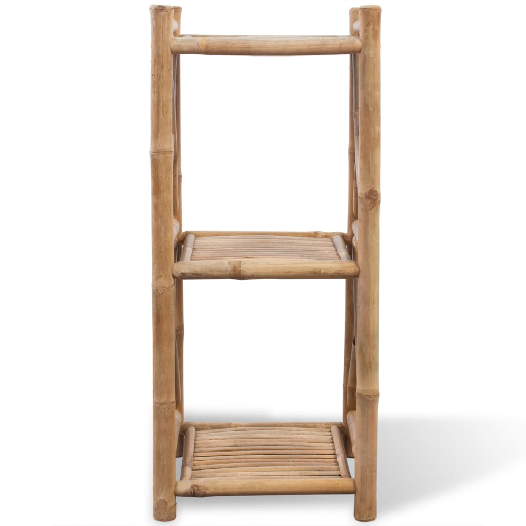 3-Tier Square Bamboo Shelf - Newstart Furniture