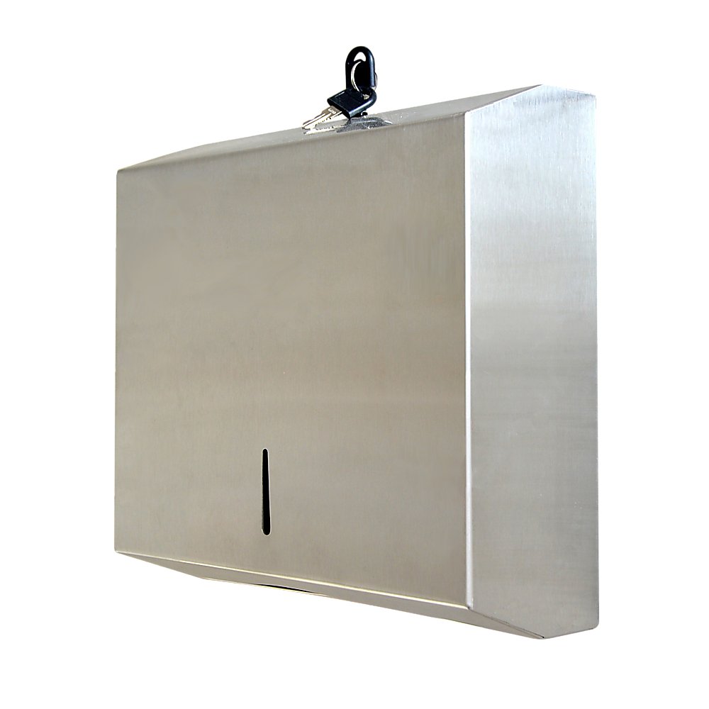 304 Stainless Steel Hand Paper Towel Dispenser Holder Toilet Heavy Duty - Newstart Furniture