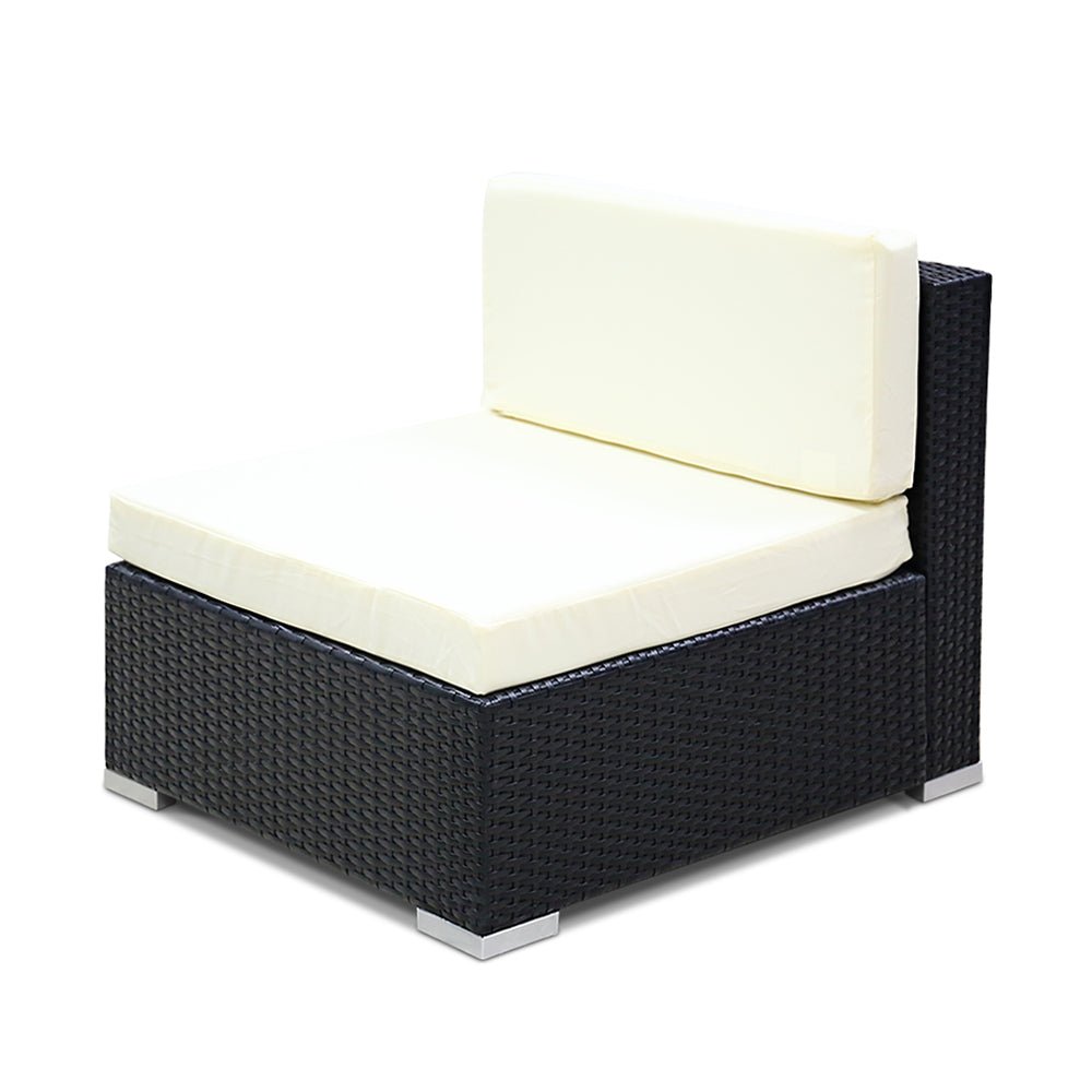 3PC Gardeon Wicker Rattan Outdoor Furniture Sofa Set - Newstart Furniture