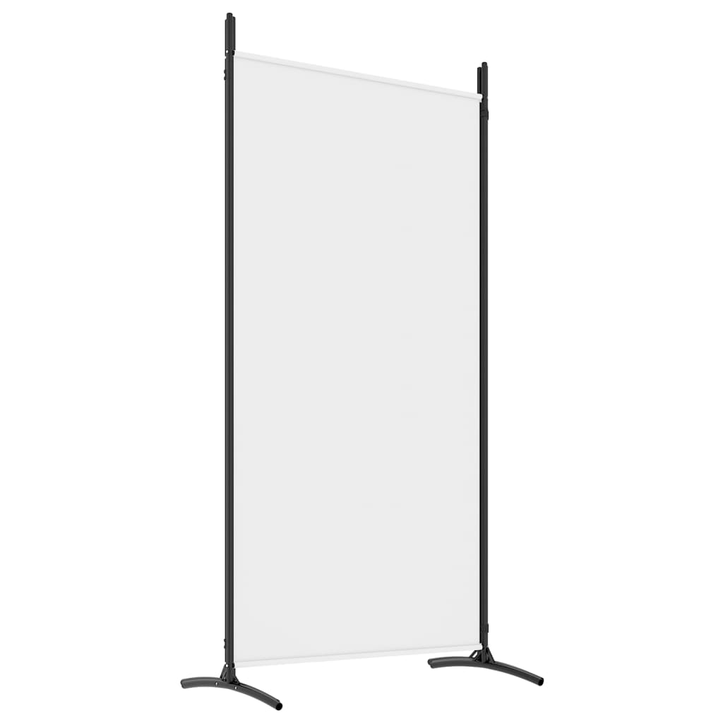 4-Panel Room Divider White 346x180 cm Fabric - Newstart Furniture