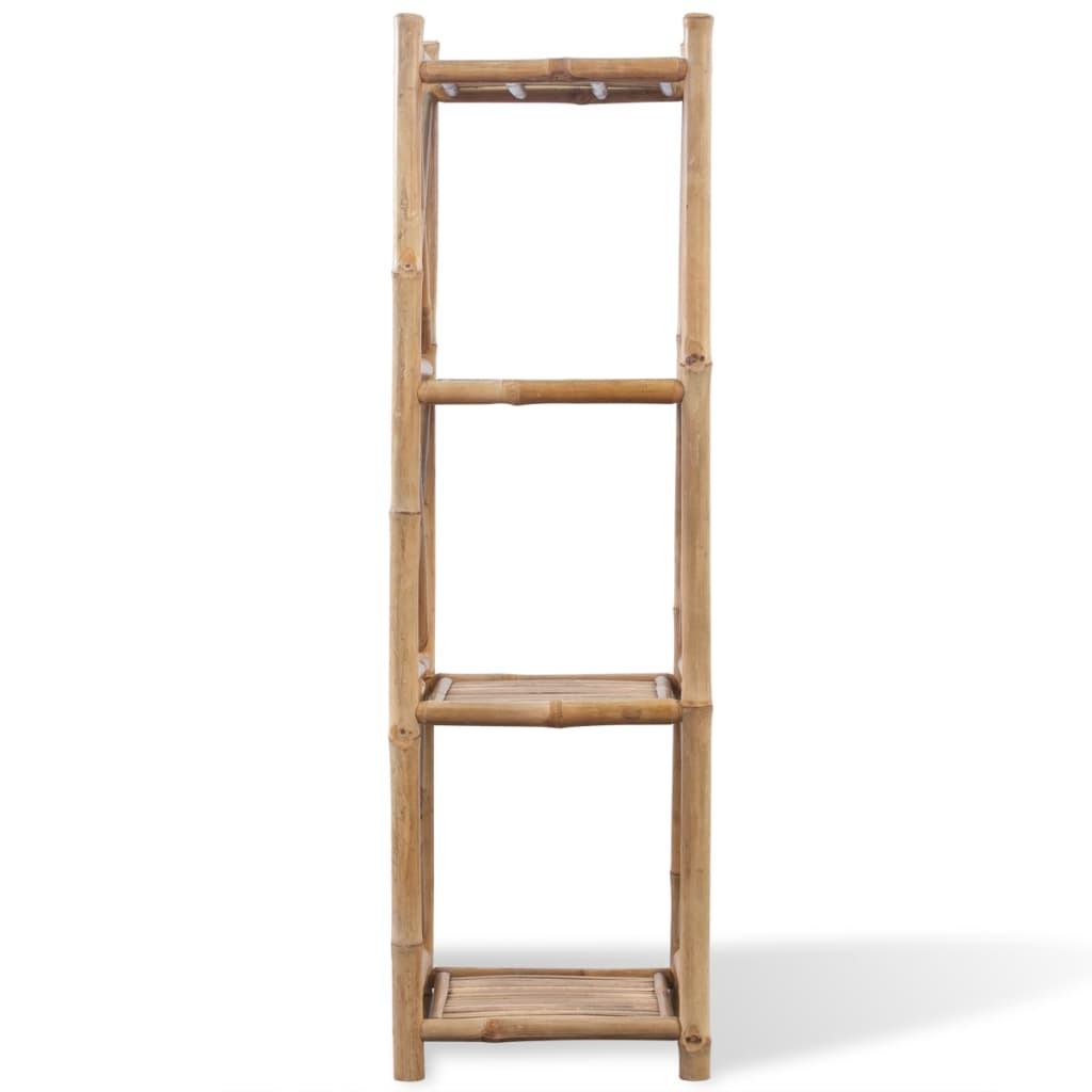 4-Tier Square Bamboo Shelf - Newstart Furniture