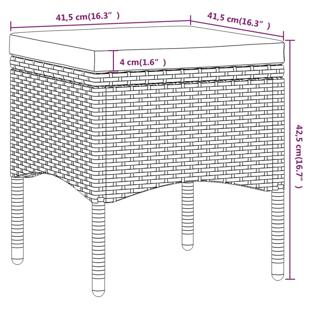 5 Piece Garden Dining Set Poly Rattan & Solid Acacia Wood Grey - Newstart Furniture