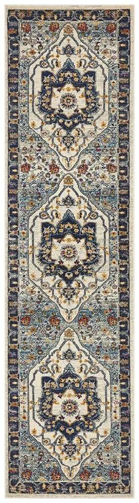 Babylon 201 Blue Floor Rug - Newstart Furniture