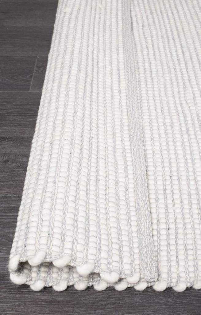 Loft Stunning Wool Grey Floor Rug - Newstart Furniture