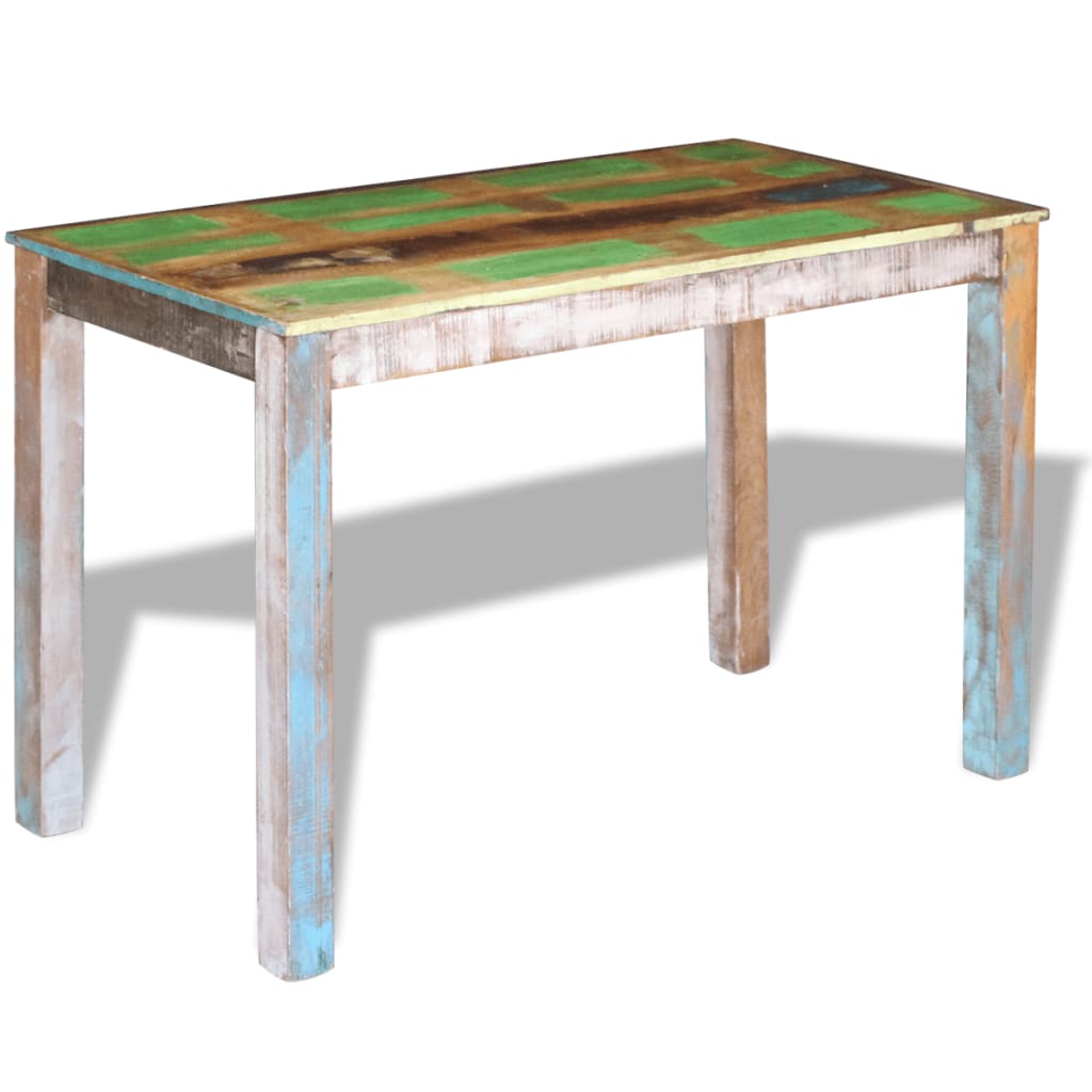 Dining Table Solid Reclaimed Wood 115x60x76 cm - Newstart Furniture