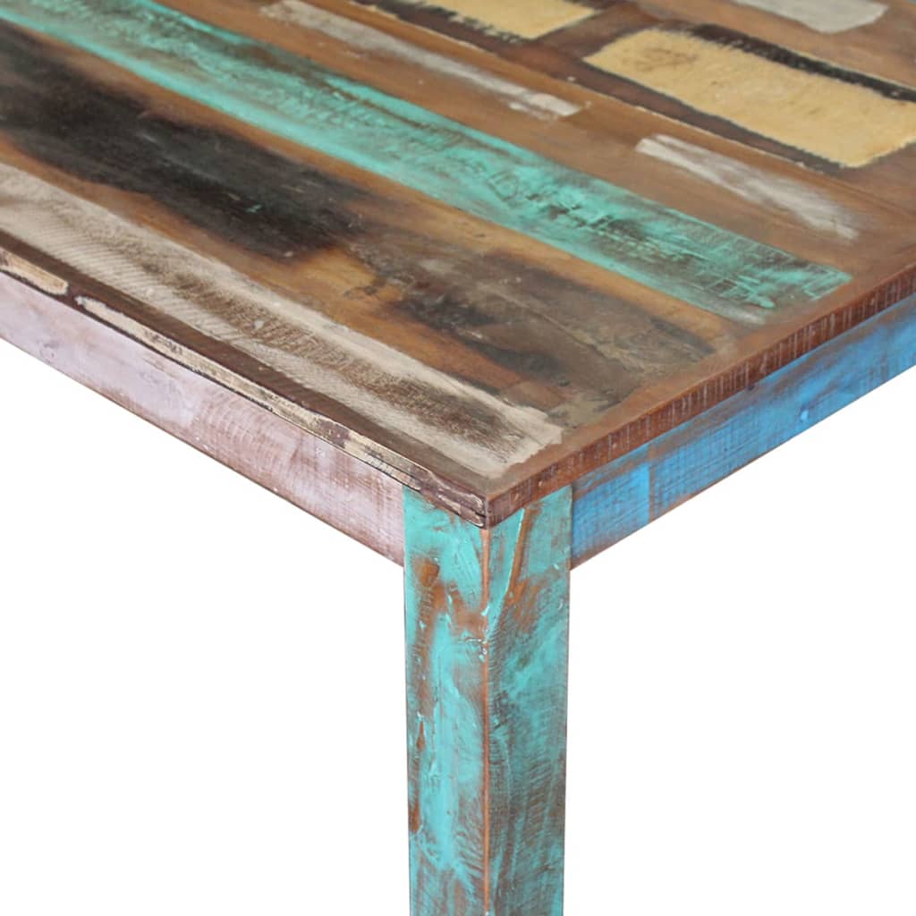 Dining Table Solid Reclaimed Wood 80x82x76 cm - Newstart Furniture