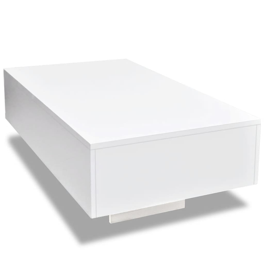 Coffee Table High Gloss White - Newstart Furniture
