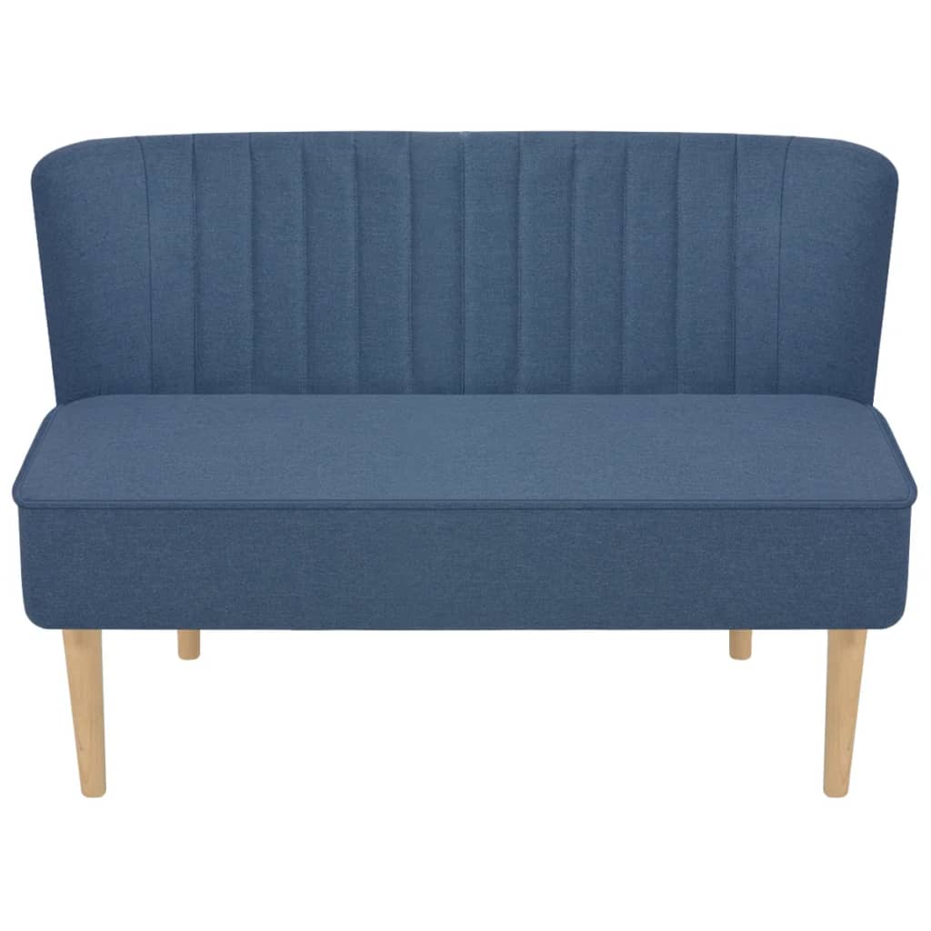 Sofa Fabric 117x55.5x77 cm Blue - Newstart Furniture