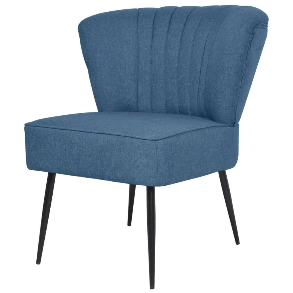 Cocktail Chair Blue Fabric - Newstart Furniture