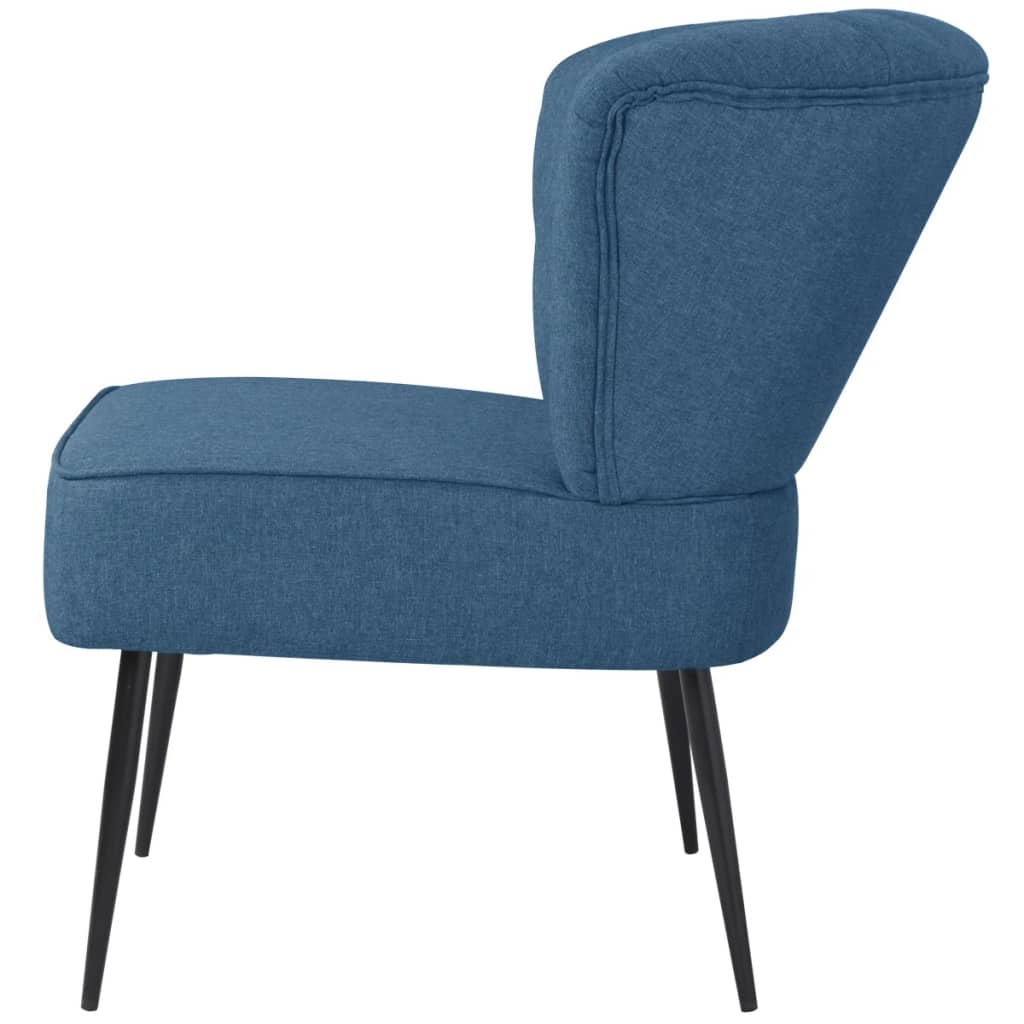 Cocktail Chair Blue Fabric - Newstart Furniture