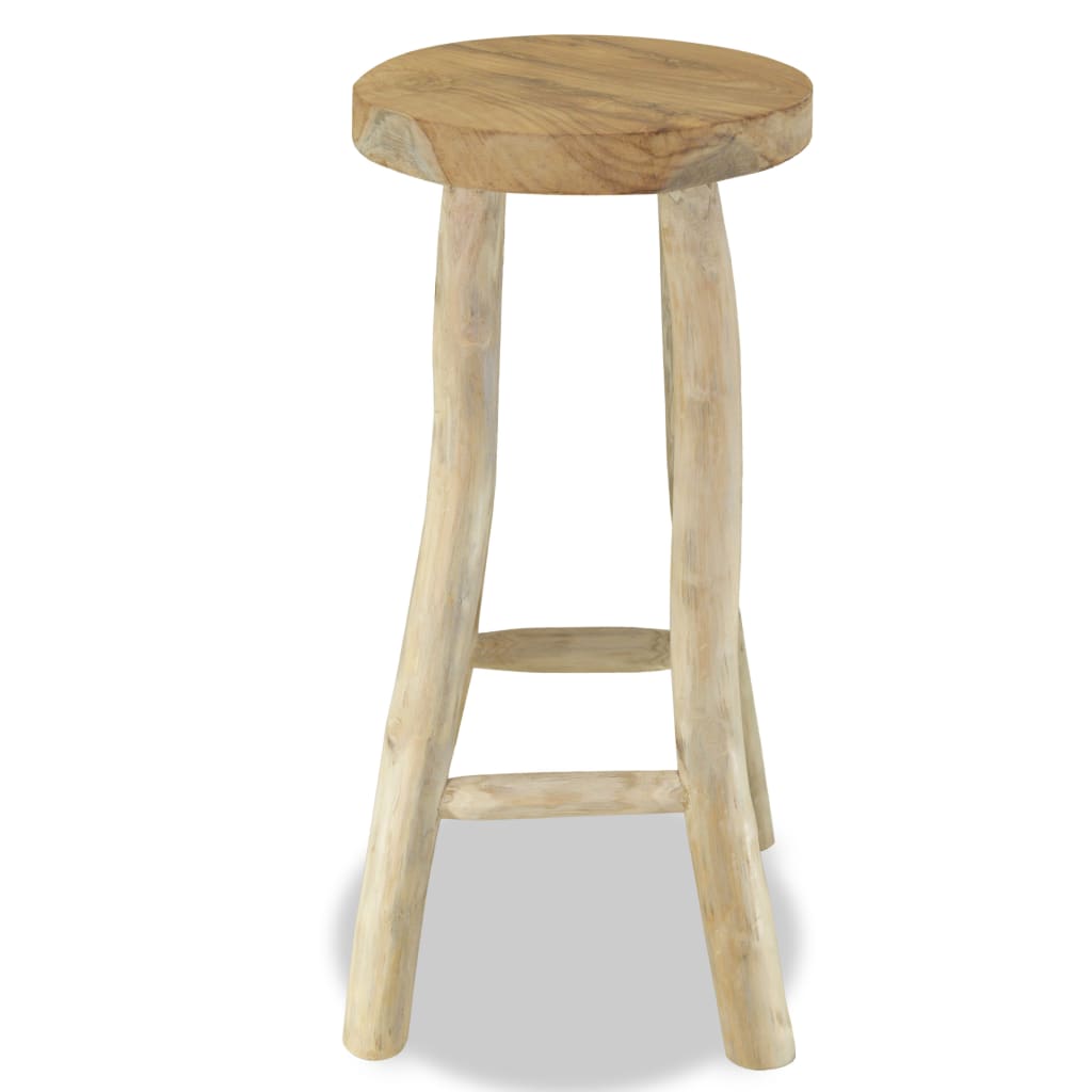 Bar Stool Solid Teak Wood - Newstart Furniture