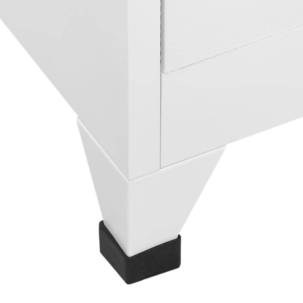 Locker Cabinet with 2 Compartments 38x45x180 cm - Newstart Furniture