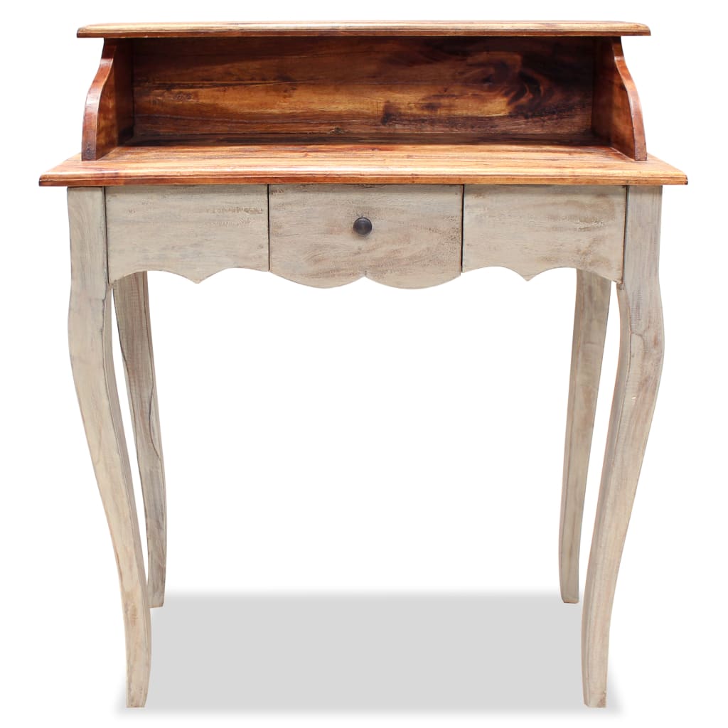 Writing Desk Solid Reclaimed Wood 80x40x92 cm - Newstart Furniture