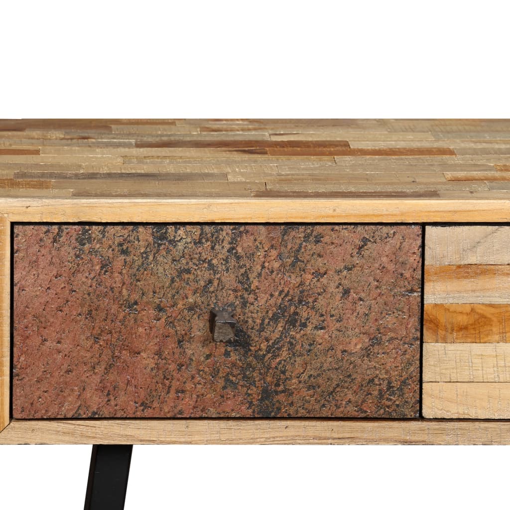Console Table 120x30x76 cm Solid Reclaimed Teak - Newstart Furniture
