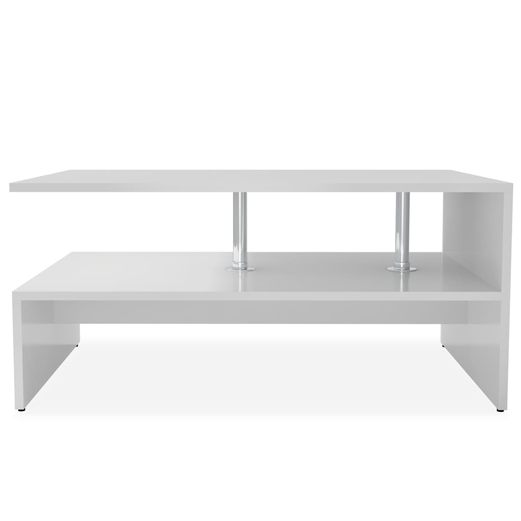 Coffee Table Engineered Wood 90x59x42 cm White - Newstart Furniture