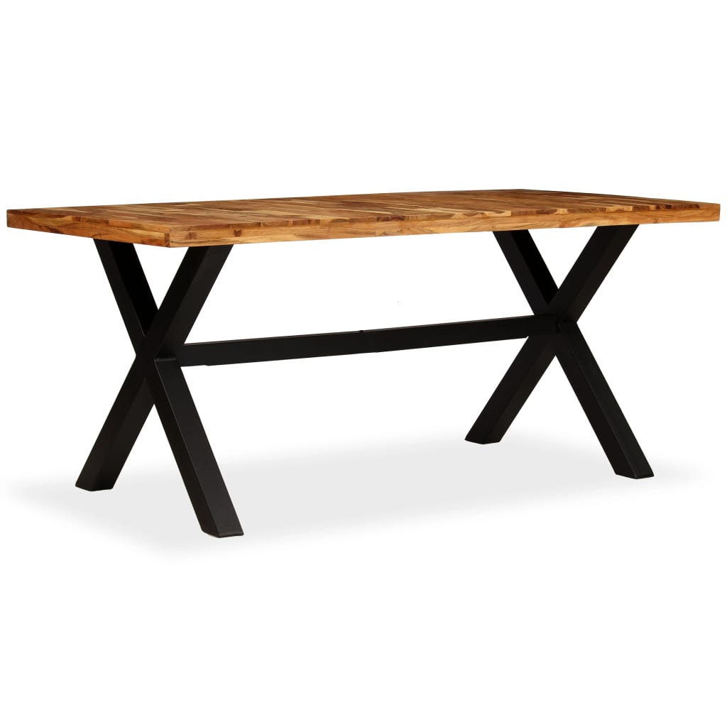 Dining Table Solid Acacia and Mango Wood 180x90x76 cm - Newstart Furniture