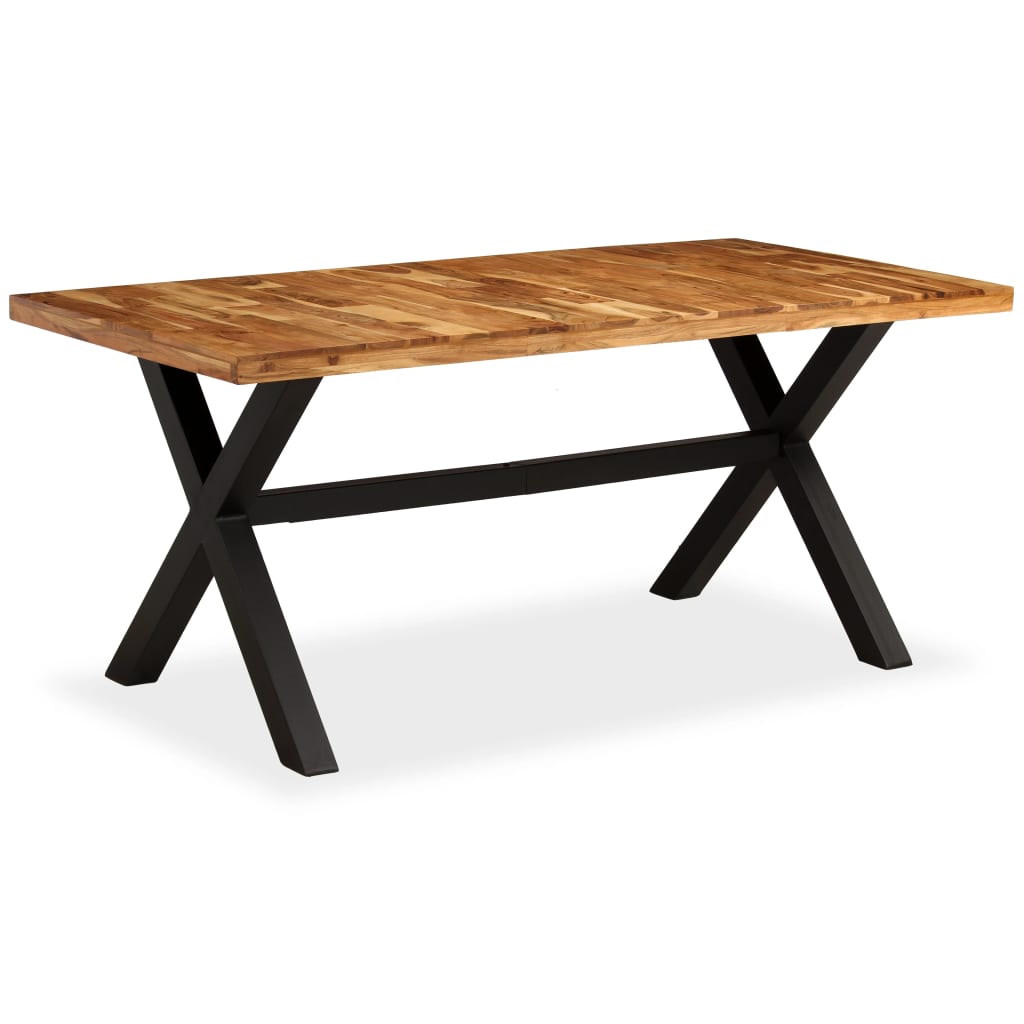 Dining Table Solid Acacia and Mango Wood 180x90x76 cm - Newstart Furniture
