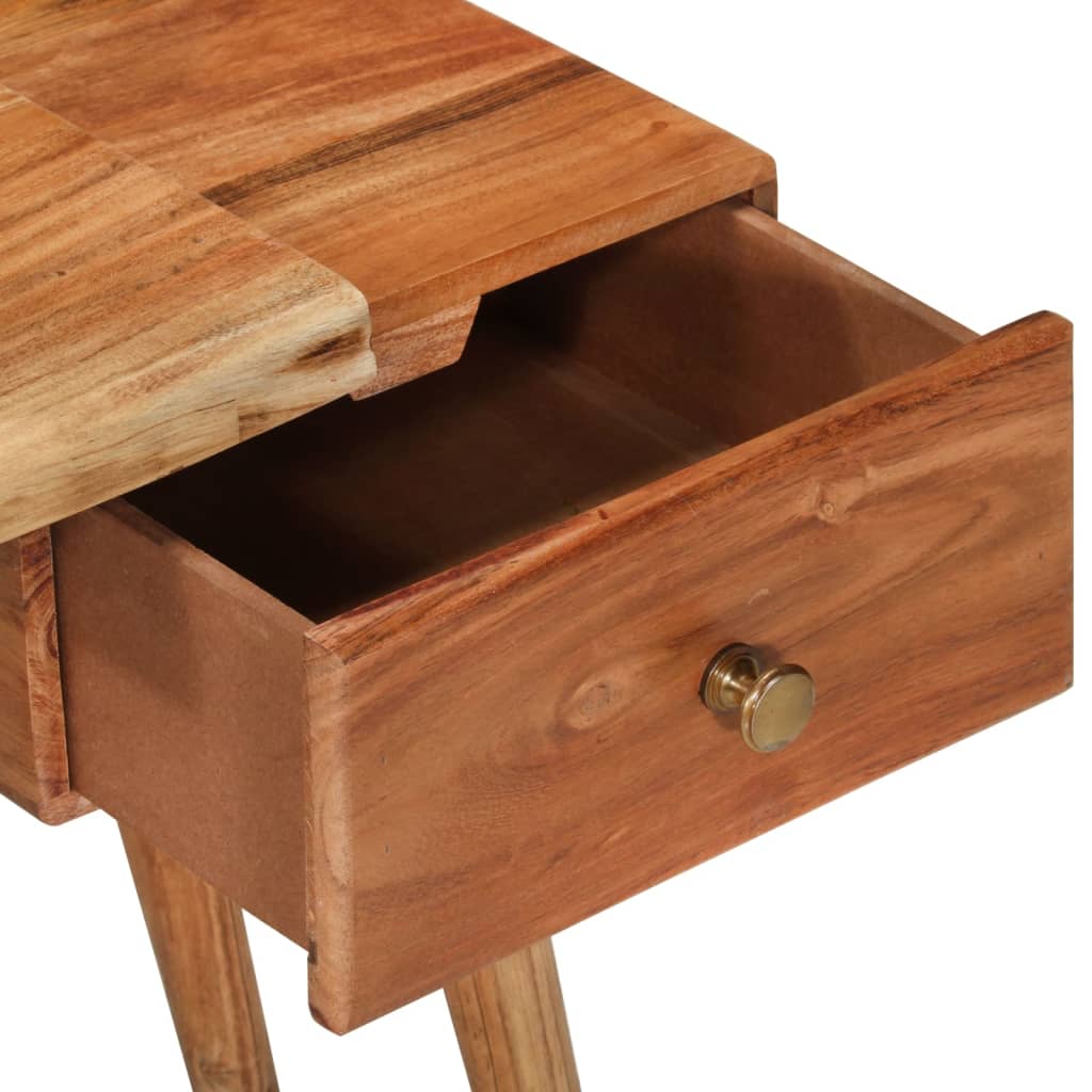 Bedside Table Solid Acacia Wood 45x32x55 cm - Newstart Furniture