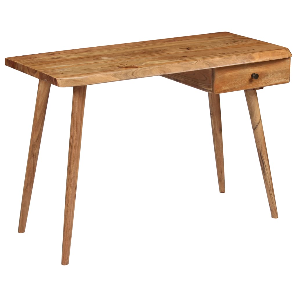 Writing Table Solid Acacia Wood 110x50x76 cm - Newstart Furniture