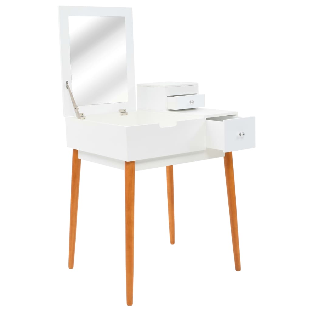 Dressing Table with Mirror MDF 60x50x86 cm - Newstart Furniture