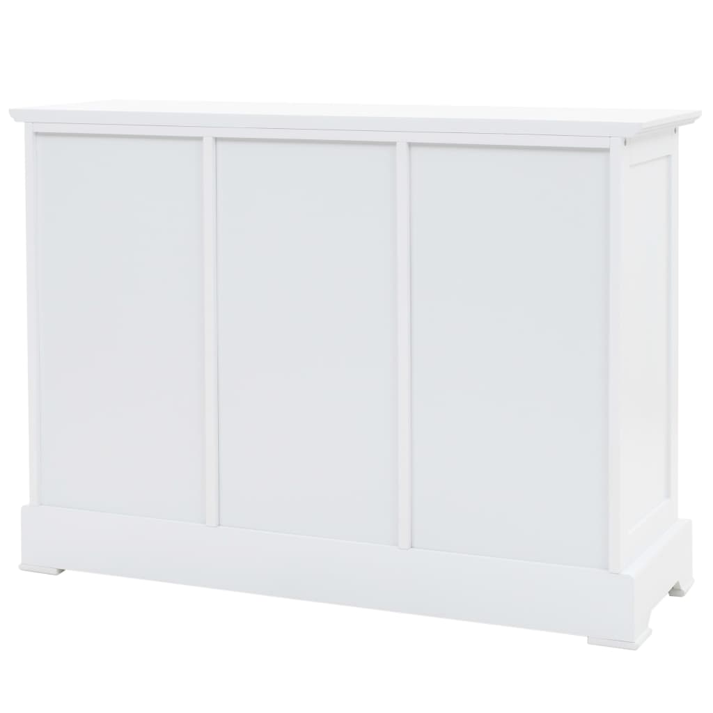 Sideboard with 3 Doors MDF and Pinewood 105x35x77.5 cm - Newstart Furniture