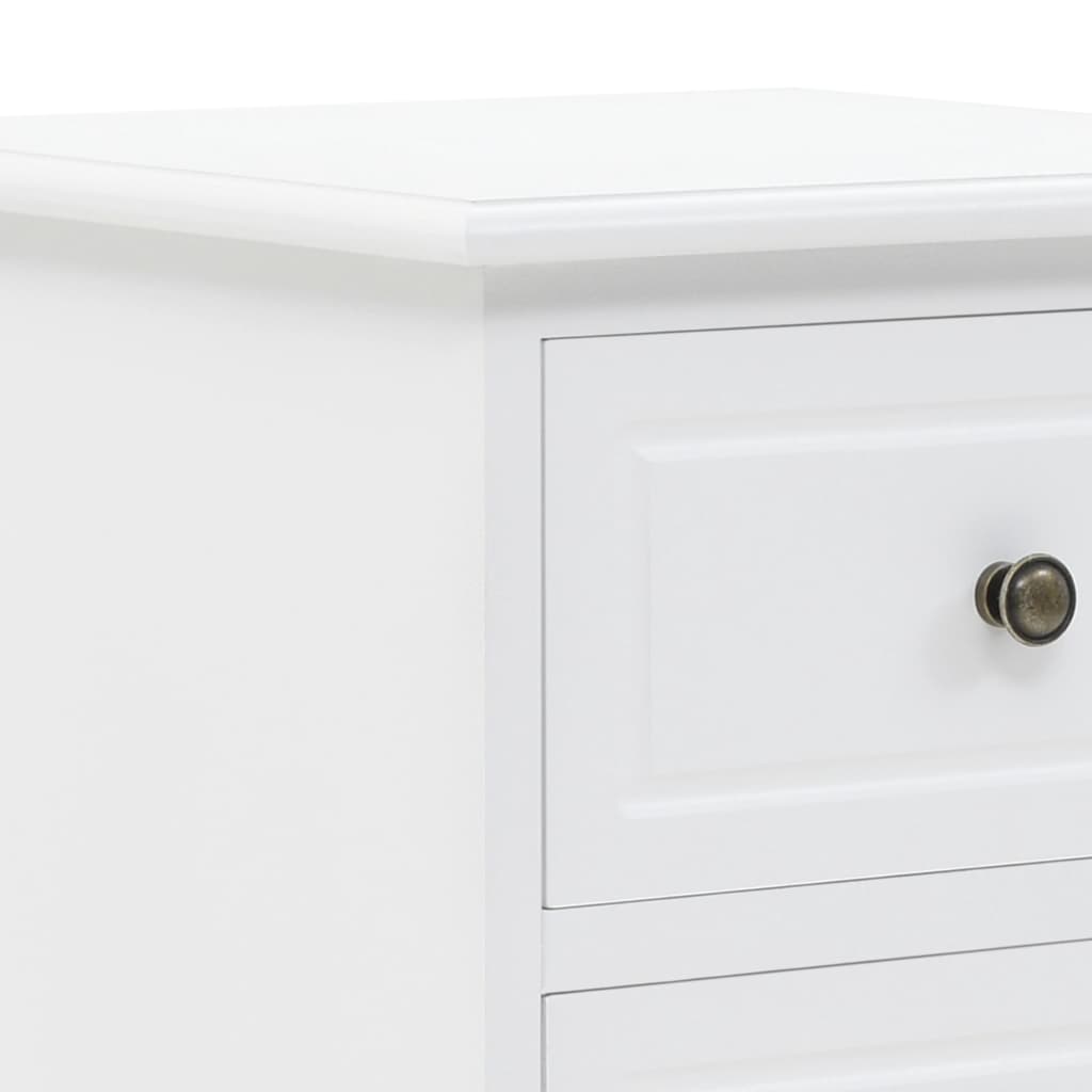 Bedside Cabinet MDF and Pinewood 35x32x59 cm - Newstart Furniture
