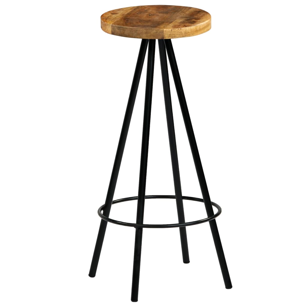 Bar Chairs 4 pcs Solid Mango Wood - Newstart Furniture