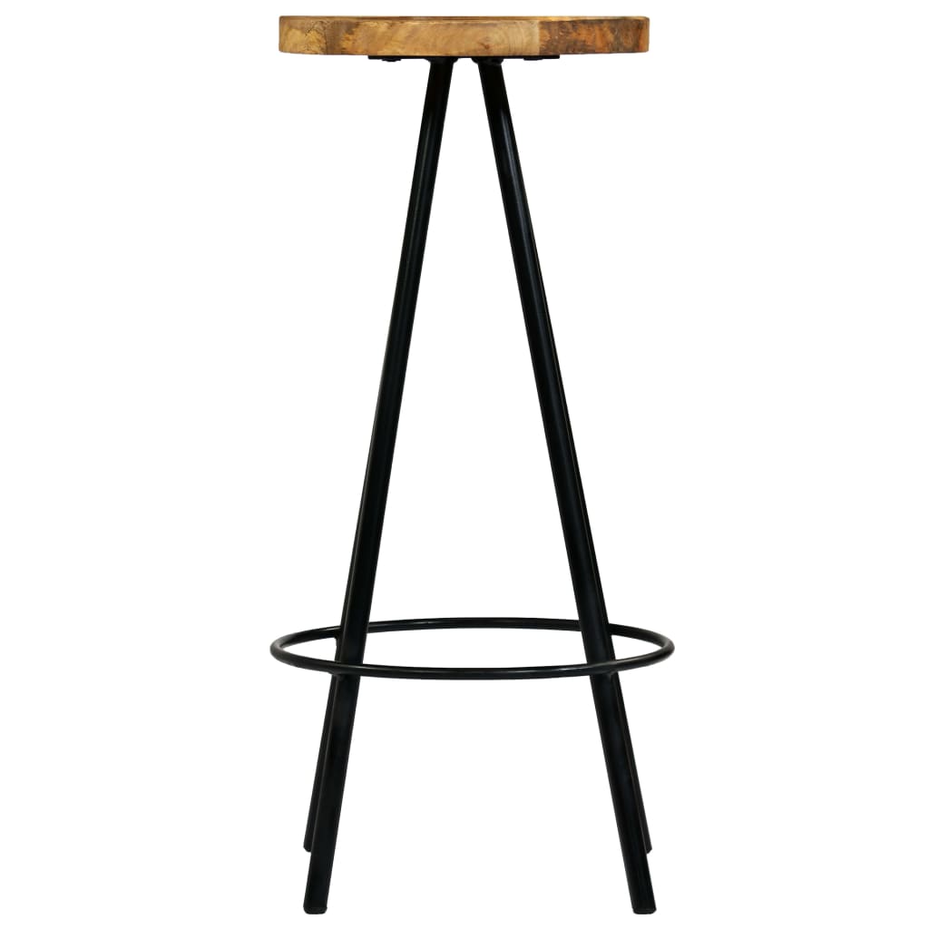Bar Chairs 4 pcs Solid Mango Wood - Newstart Furniture