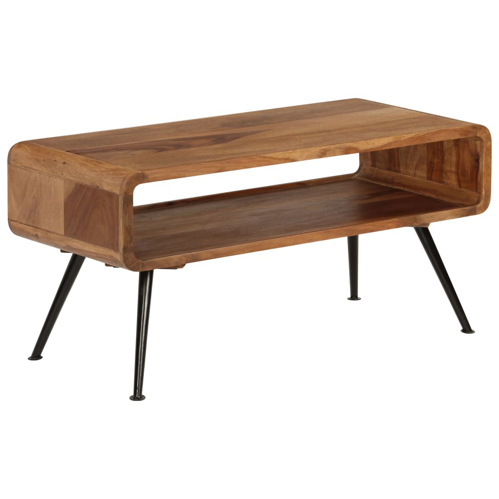 Coffee Table Solid Sheesham Wood 95x40x45 cm - Newstart Furniture
