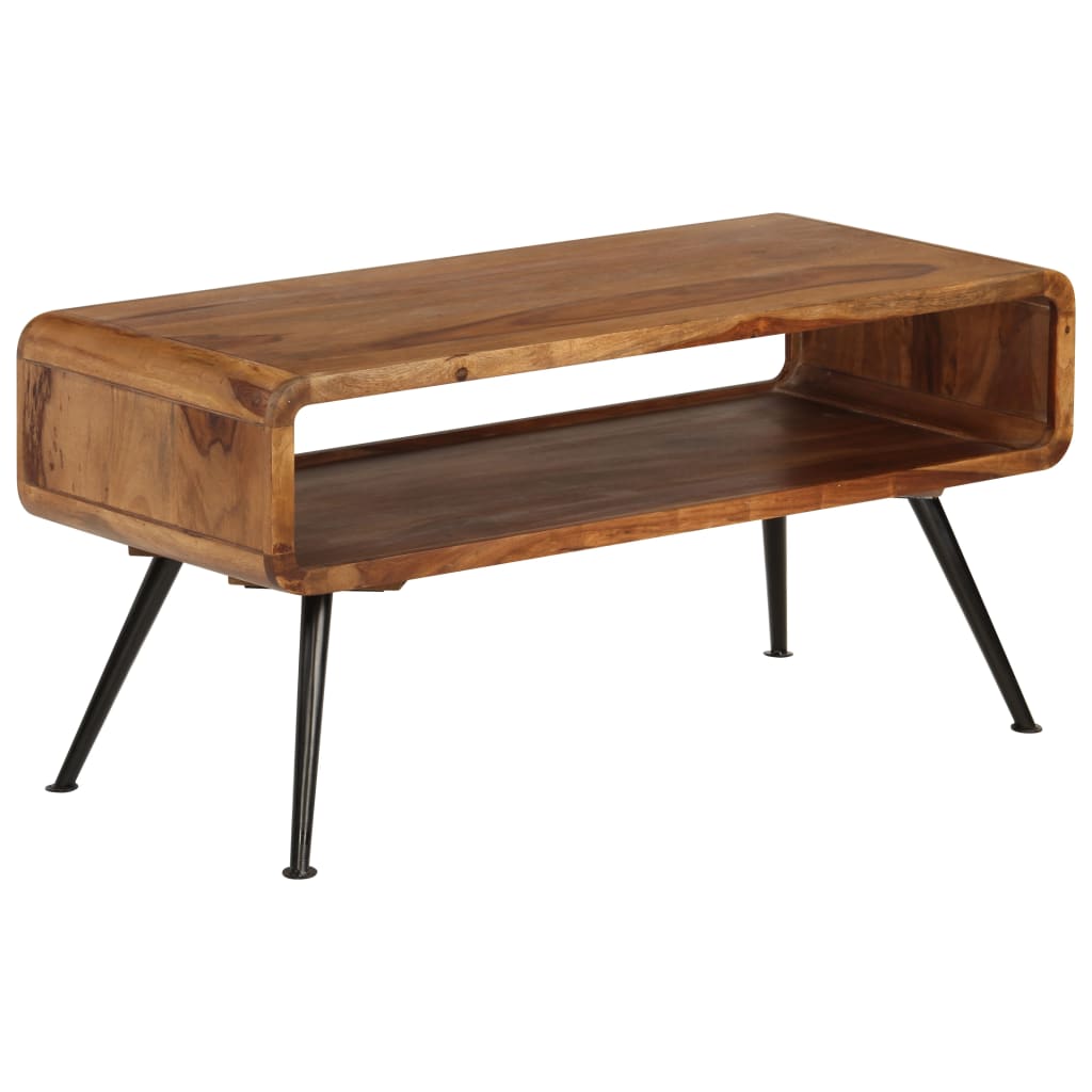 Coffee Table Solid Sheesham Wood 95x40x45 cm - Newstart Furniture