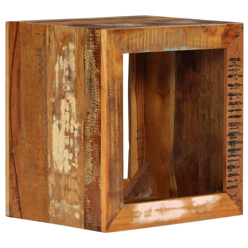 Stool 40x30x40 cm Solid Reclaimed Wood - Newstart Furniture
