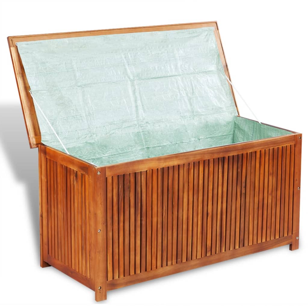 Garden Storage Box 117x50x58 cm Solid Acacia Wood - Newstart Furniture