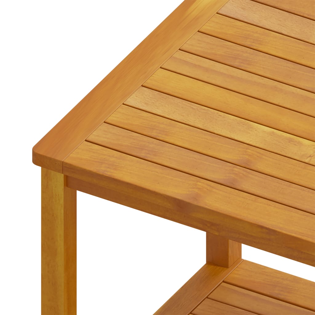 Side Table Solid Acacia Wood 45x45x45 cm - Newstart Furniture