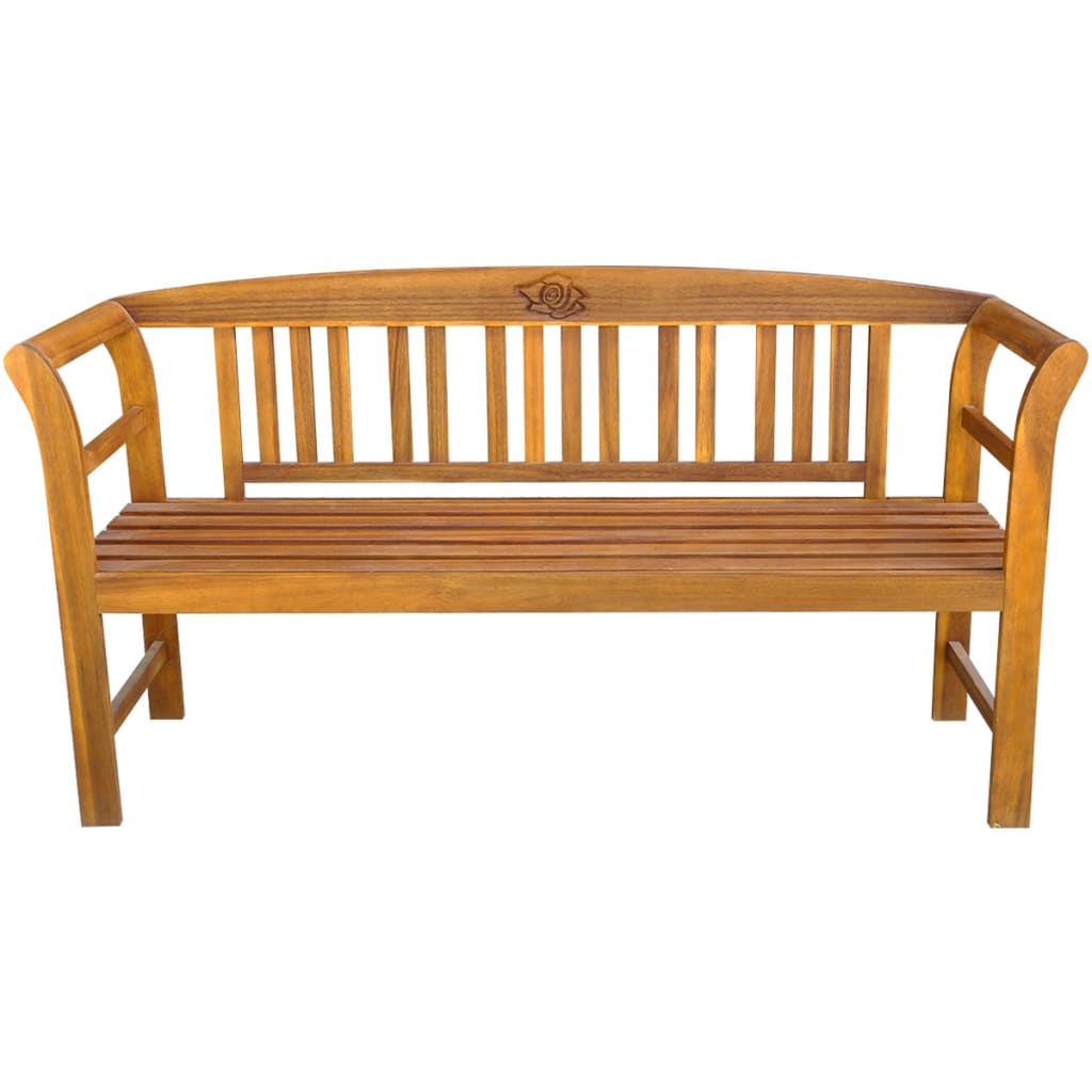 Garden Bench 157 cm Solid Acacia Wood - Newstart Furniture