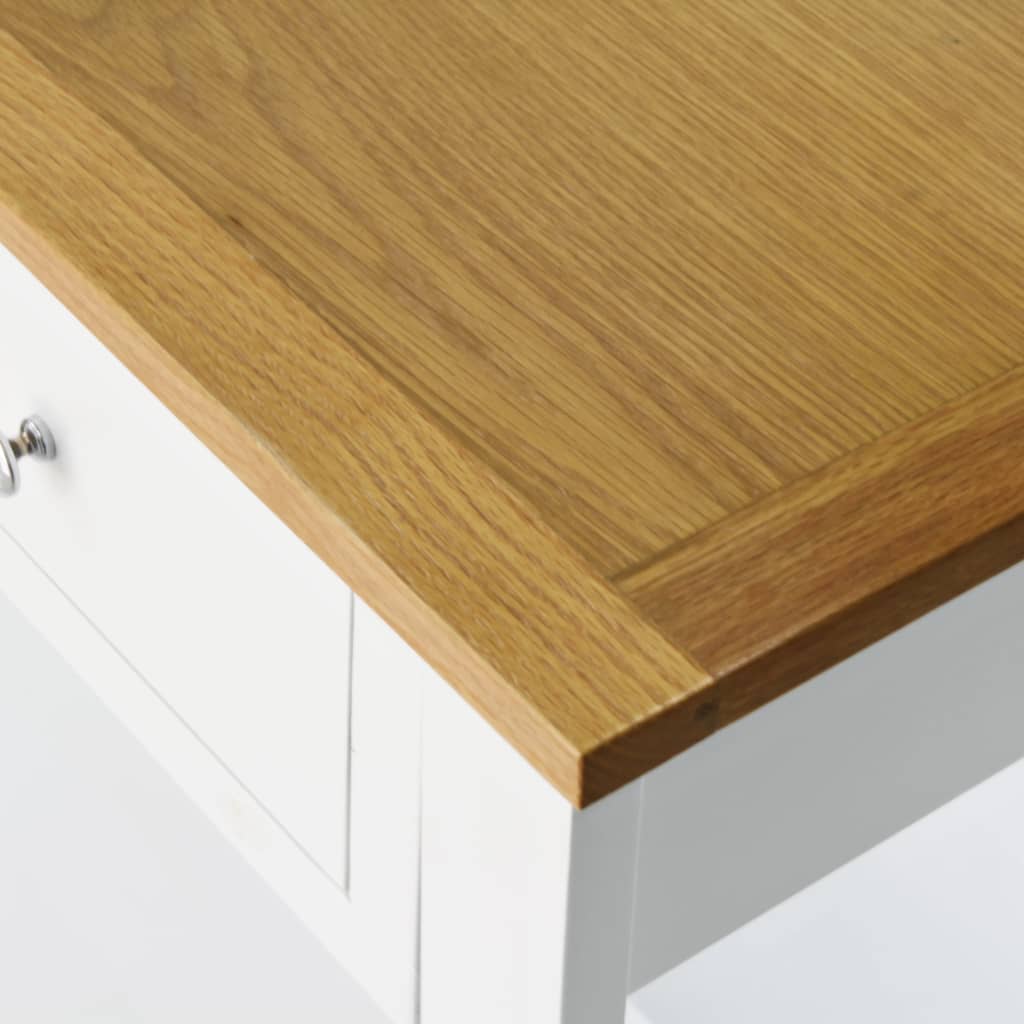 Console Table 118x35x77 cm Solid Oak Wood - Newstart Furniture