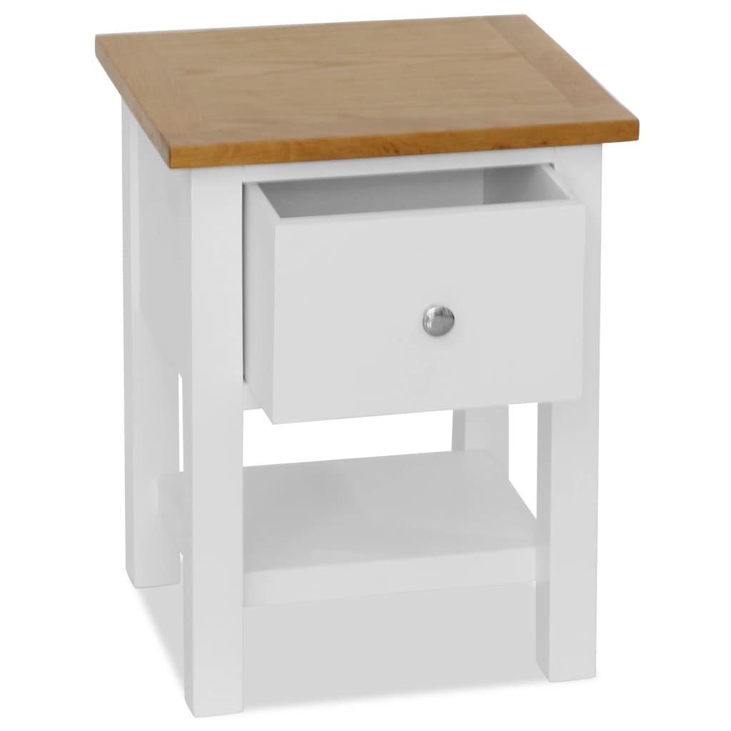 Nightstand 36x30x47 cm Solid Oak Wood - Newstart Furniture