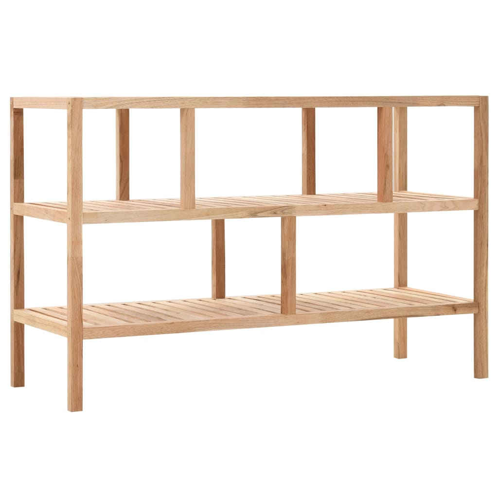 Bathroom Shelf Solid Walnut Wood 100x40x65 cm - Newstart Furniture