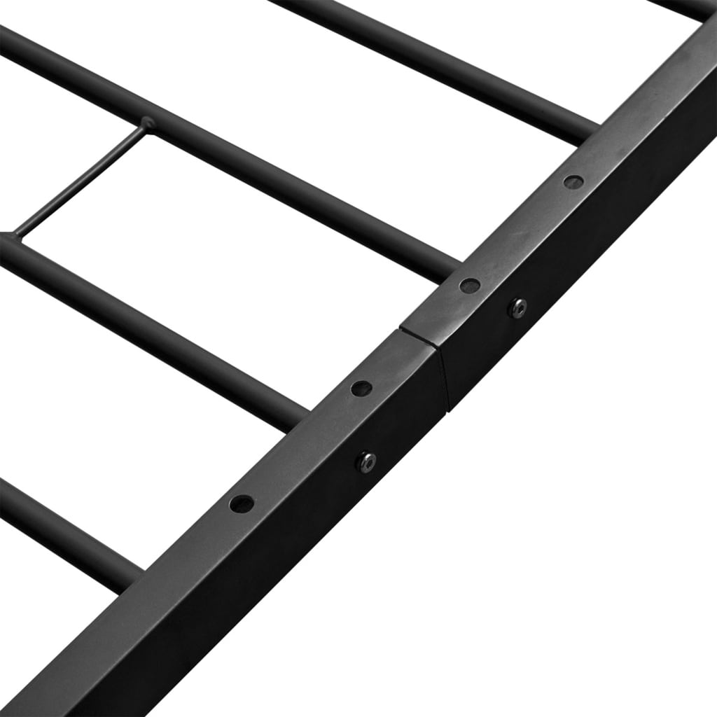 Bed Frame Black Metal Double Size - Newstart Furniture