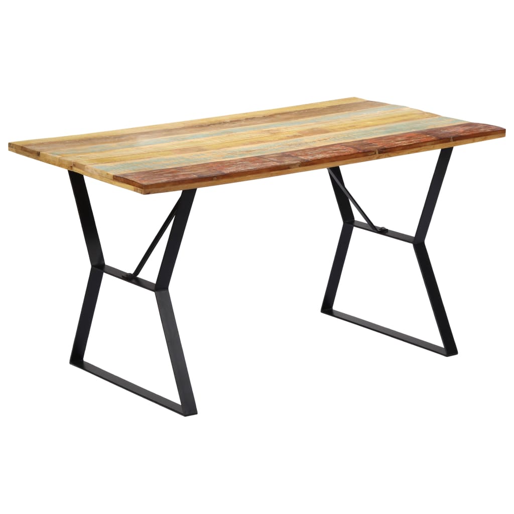Dining Table 140x80x76 cm Solid Reclaimed Wood - Newstart Furniture
